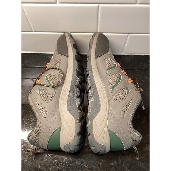 Merrell Men's Lace Up Waterproof Oak Creek Hiking Trail Shoes Gray Green 5.5 - Picture 8 of 9